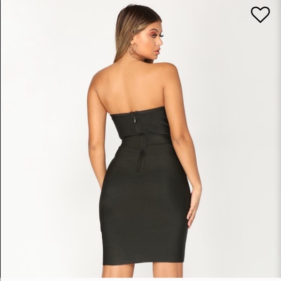 Black Bandage Dress - Picture 2 of 3